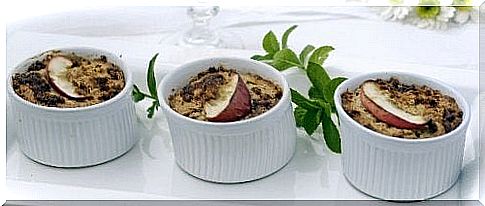 Banana and apple soufflé is an excellent option for people with celiac disease.