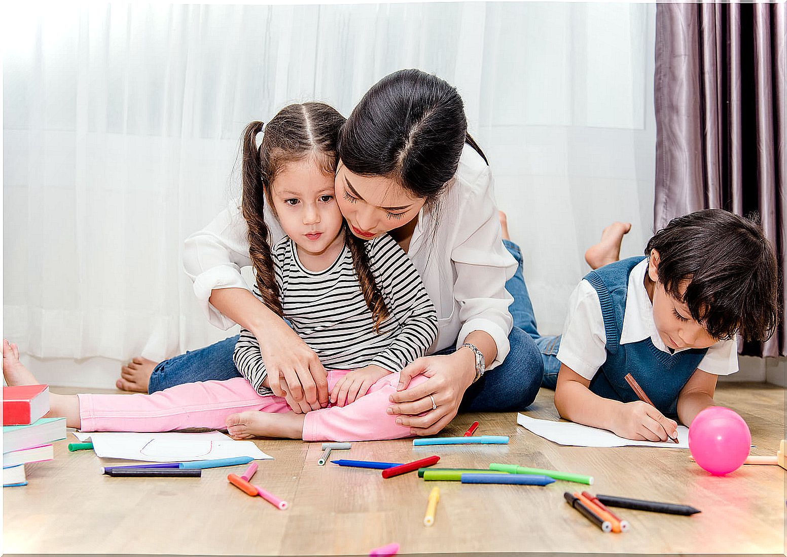 How to analyze children's drawings according to the colors they use