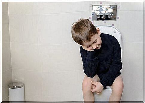 The fear of pooping in children.