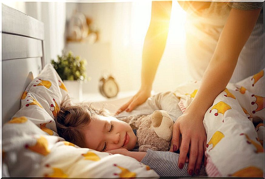 How can I help my son to make it less difficult for him to get up early?