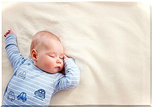 If your baby is on his tummy while sleeping, the right thing to do is to change his position a little from time to time.