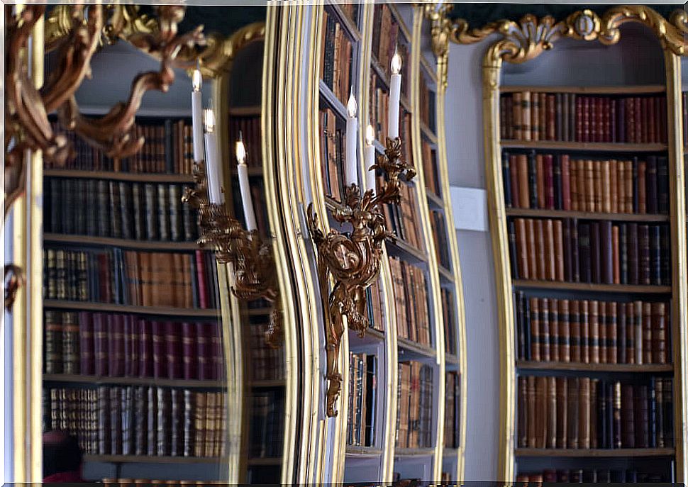 Shelves from one of the best children's libraries in the world.